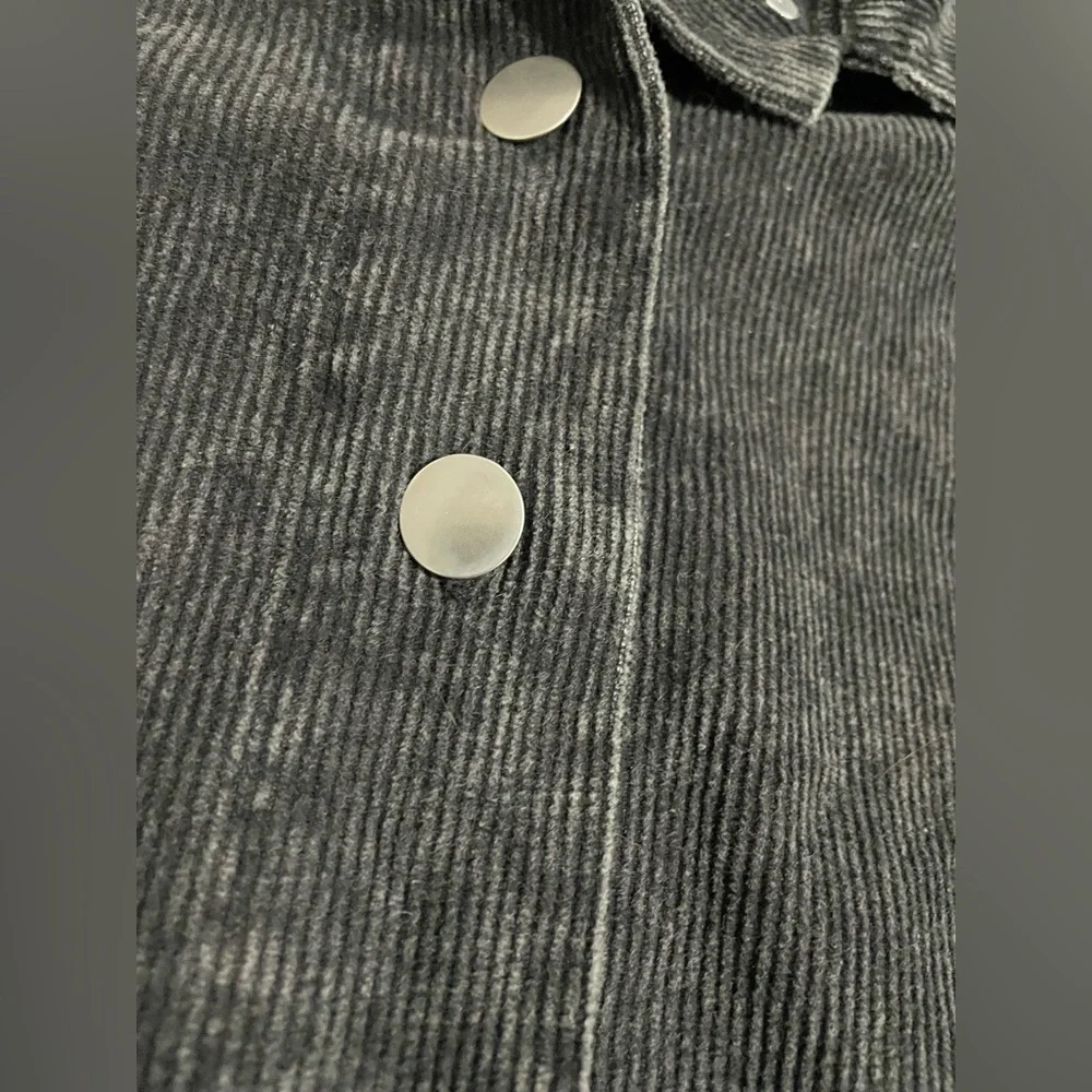 12th Tribe Corduroy Workwear Cabincore Shacket - one size - Picture 3 of 5